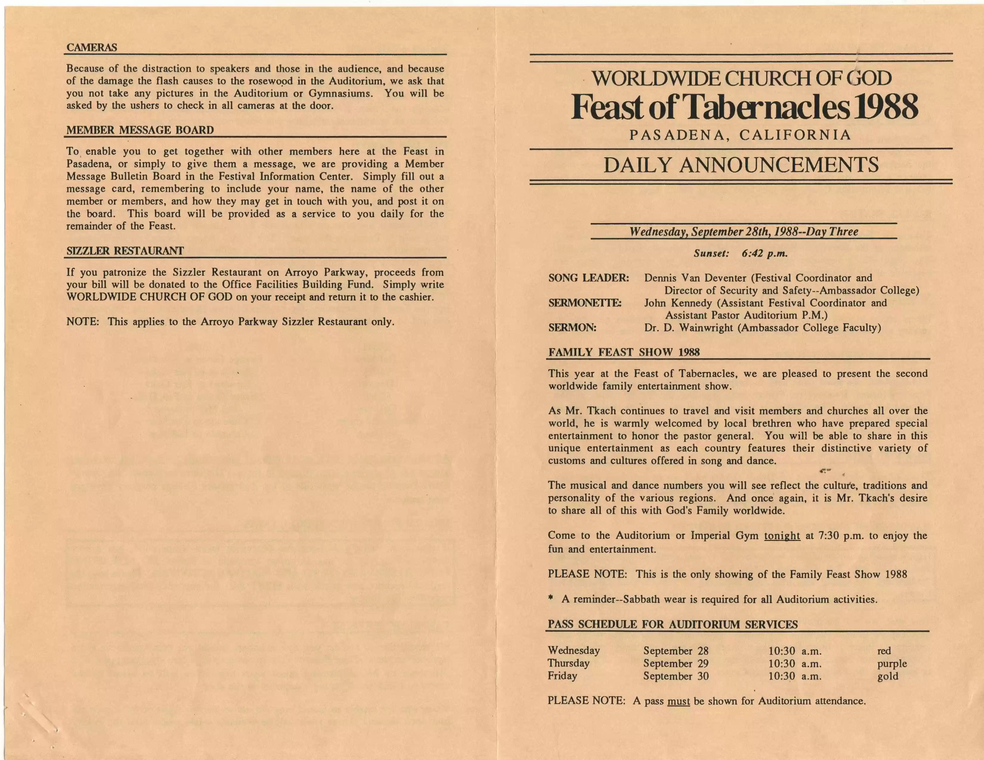5. FT bulletin Pasadena, 9-28-88, p1